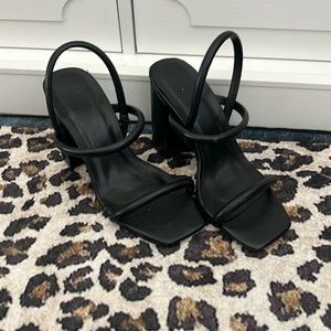 Black Block Heel